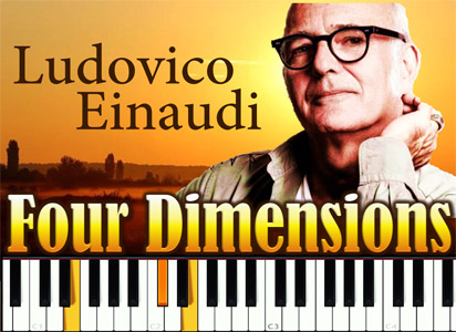 Скачать ноты для фортепиано Ludovico Einaudi - Four Dimensions